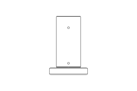 Mancal flangeado tandem fJUMT-01 40x62