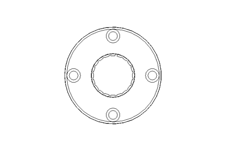 Mancal flangeado tandem fJUMT-01 40x62