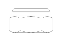 Hexagon nut M12 A4 ISO10511