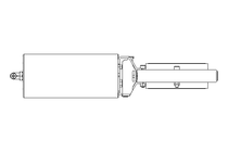 Butterfly valve B DN100 OVO NC E D2