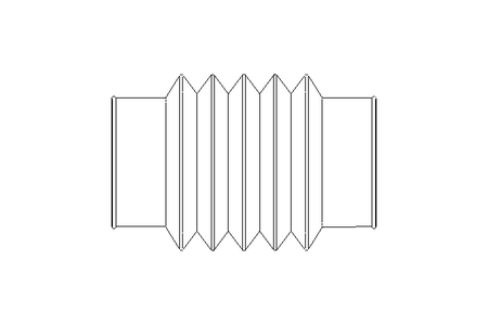 Rubber bellows L=88-180 d=68 EPDM