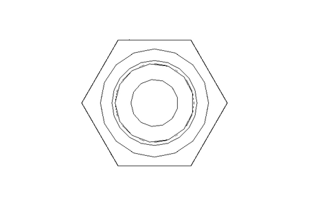 Hexagon screw M5x70 A2 70 ISO4014-KLF