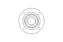 Flange bearing TME 60x195x77.9