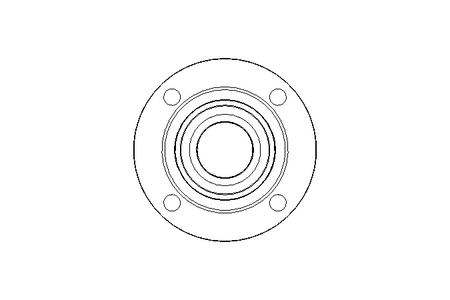 Flange bearing TME 60x195x77.9