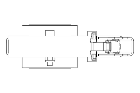 Butterfly valve B DN040 OVO MA E D2