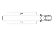 Vanne papillon B DN100 OVO MA E D2