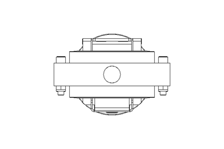 Butterfly valve B DN065 OVO NC E D22