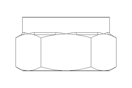 Tuerca hexagonal M8 A4 ISO10511