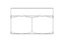 Tuerca hexagonal M8 A4 ISO10511