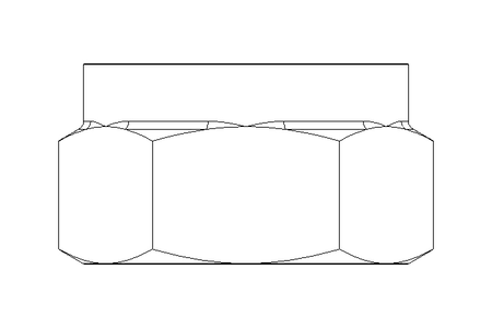 Hexagon nut M8 A4 ISO10511