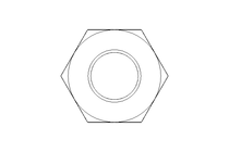 Tuerca hexagonal M8 A4 ISO10511