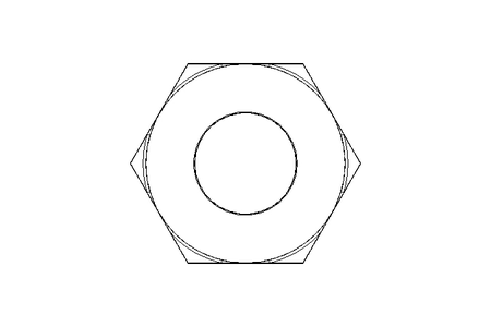 Tuerca hexagonal M8 A4 ISO10511