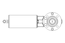 Butterfly valve B DN025 OVO NC E D4