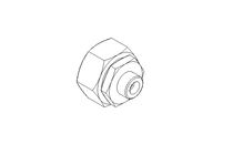 Reducing coupling L 35/10 St ISO8434