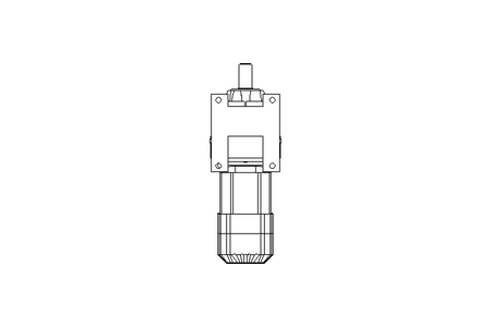 Spur gear motor 0.37kW 18 1/min