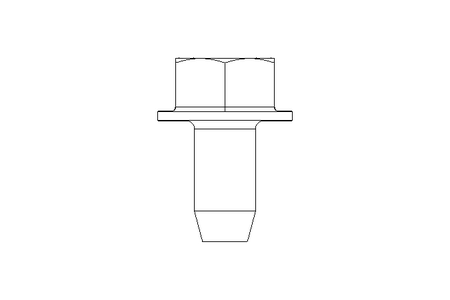 Hexagon screw M 8 X 16 DIN7500 D