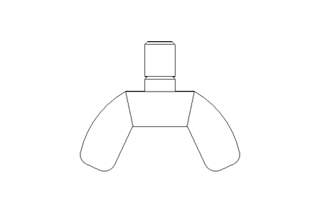 Flügelschraube M 6x10 A2