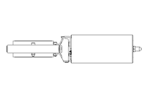 Butterfly valve B DN100 OVO NC E D28