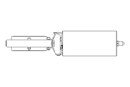 Butterfly valve B DN100 OVO NC E D28