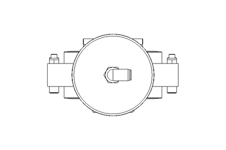 Butterfly valve B DN080 OVO NC E D36