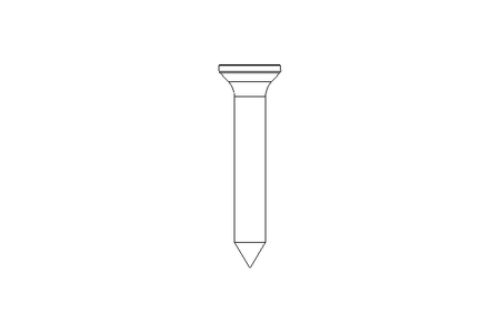 SLOTTED COUNTERSUNK SCREW