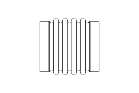 Faltenbalg 154×2 4 Wellen