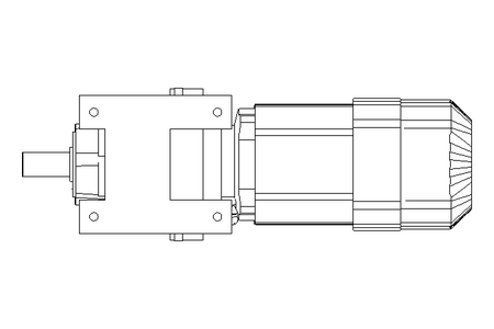 Stirnradgetriebemotor 0,37kW 38 1/min