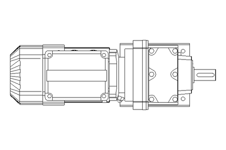 Motorid.ingranaggi cilind 0,37kW 38