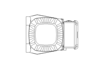 Spur gear motor 0.37kW 38 1/min