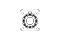 Flanschlager PCSK 40/42,8x121