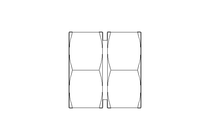 Zwischenstutzen L 42/42 St ISO8434