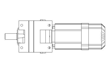 Stirnradgetriebemotor 0,55kW 37 1/min