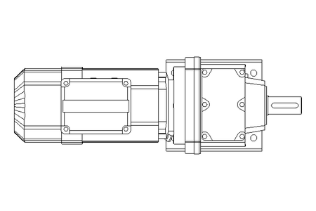 Motoréd. à entraînem.cyl. 0,55kW 37