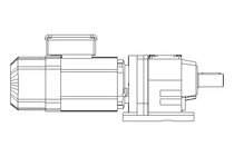 Spur gear motor 0.55kW 37 1/min