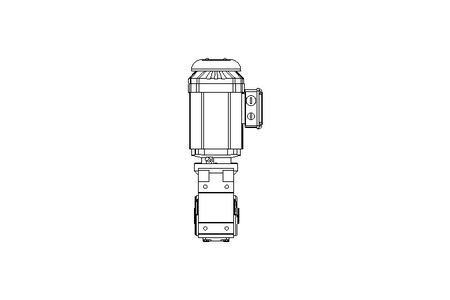 Moteur réducteur 0,55kW 94 1/min