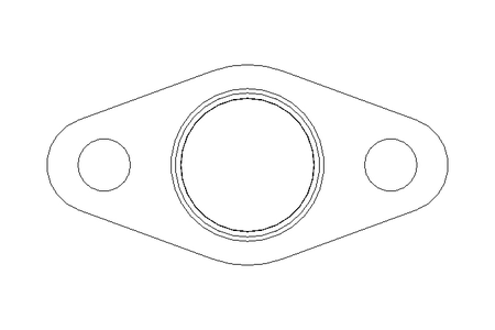 Flange bearing GFL 14x21x42 Iglidur-G