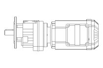 Motorreductor coaxial 0,55kW 48 1/min