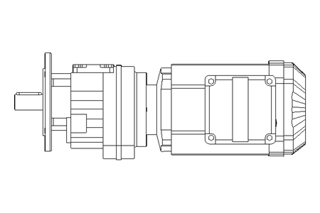 Motor redutor com engren. 0,55kW 48