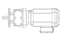 Spur gear motor 0.55kW 48 1/min