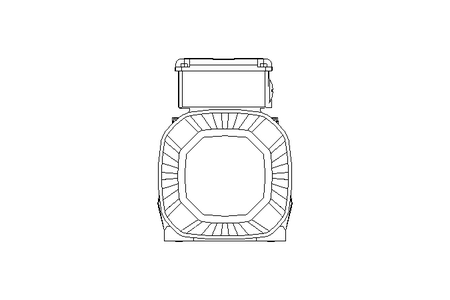 Spur gear motor 0.55kW 48 1/min