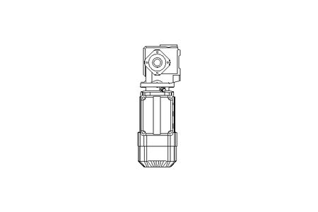 Schneckengetriebemotor 0,55kW 135 1/min