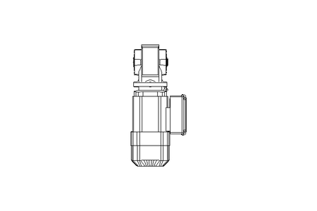 Schneckengetriebemotor 0,55kW 135 1/min