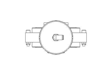 Butterfly valve B DN100 OVO NC E EX