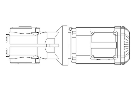 Getriebemotor 0,55kW 24 1/min