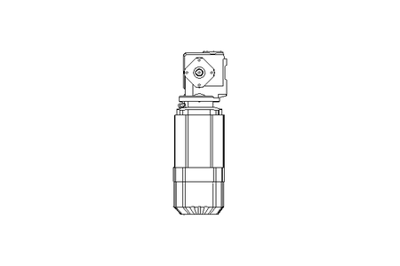 Worm gear motor 0.55kW 102 1/min