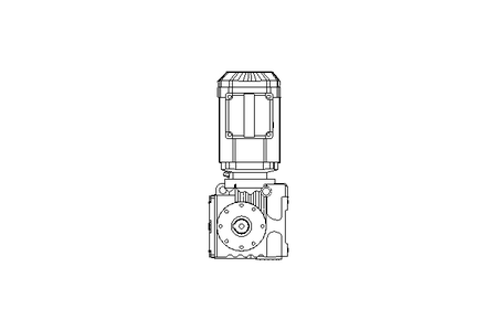 Schneckengetriebemotor 0,55kW 11 1/min