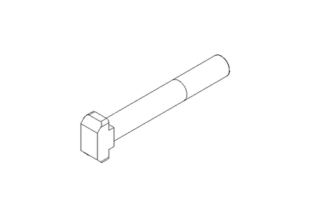 Hammerkopfschraube M10 x 70 A2 DIN 186