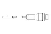 Magnetic sensor for cylinder