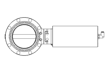 Butterfly valve B DN100 WVM NC E EX