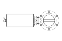 Butterfly valve B DN080 WVW NC E EX